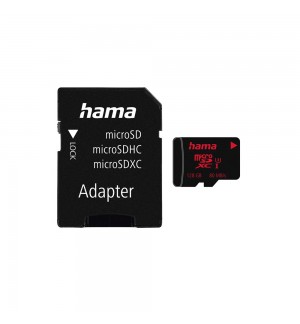 Cartão Memória micSDXC 128GB Hama + Adaptador