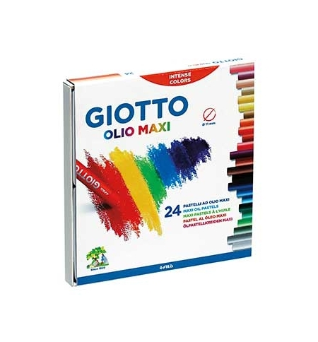 Lápis Pastel a Óleo Giotto Olio 24un