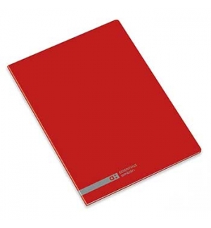 Caderno Agrafado A4 Quadric Ambar School Vermelho 48Fls 1un