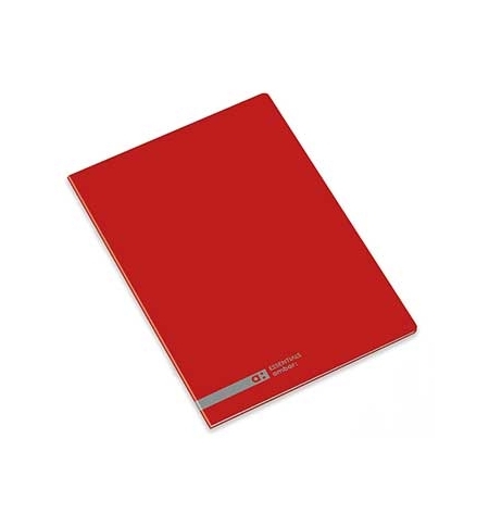 Caderno Agrafado A4 Quadric Ambar School Vermelho 48Fls 1un