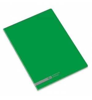 Caderno Agrafado A4 Quadric Ambar School Verde 48Fls 1un