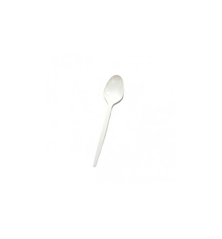 Colheres Sobremesa Plástico (Emb Individual) Branco 2000un