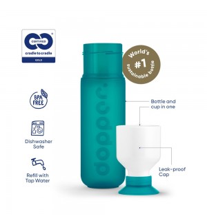 Garrafa Dopper Original Tidal Teal 450ml