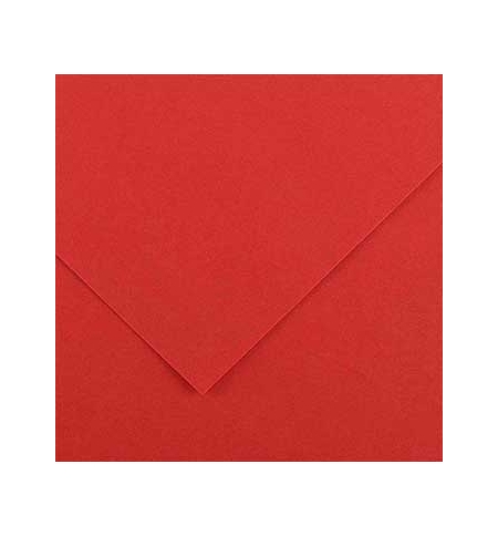 Cartolina 50x65cm Vermelho 185g 1 Folha Canson