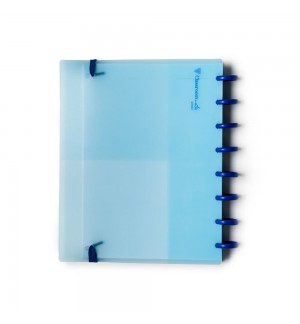 Caderno Inteligente A5 PP Ambar EcoSmart Azul 100Fls 1un