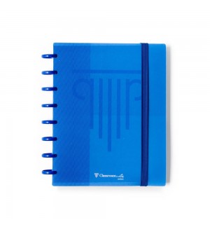 Caderno Inteligente A5 PP Ambar EcoSmart Azul Cobalto 100Fls