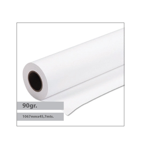 Papel 1067mmx045,7m 090g Premium Coated Evolution 1 Rolo