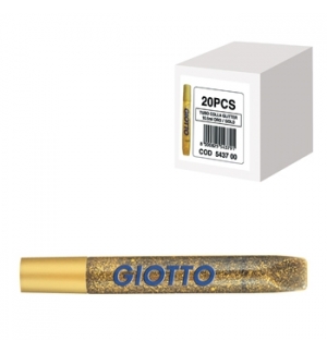 Marcadores Giotto Glitter Glue Ouro 20x10,5ml