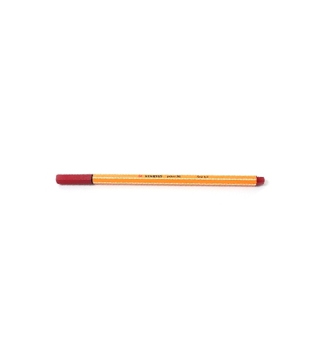 Marcador Fino Vermelho 0,4mm Fineliner Point 88/40 10un