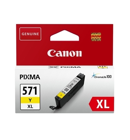 Tinteiro Canon 571XL Amarelo 0334C001 11ml