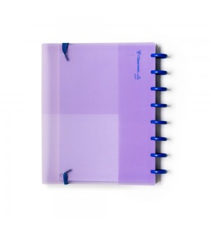 Caderno Inteligente A5 PP Ambar EcoSmart Alfazema 100Fls 1un