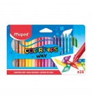 Lápis de Cera 24 Cores Maped Color Peps