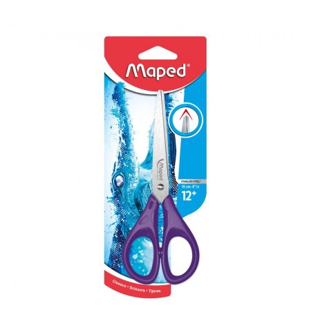 Tesoura 16cm Maped Cor Roxo Blister 1un