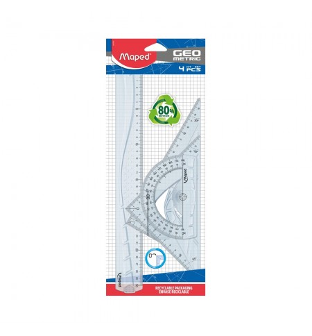 Conjunto Geometria Maped 4 Peças
