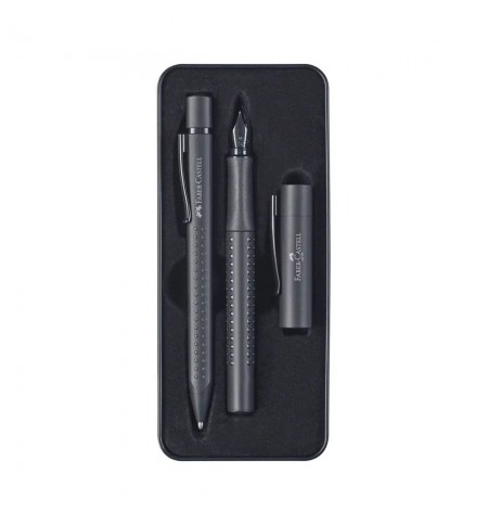 Esferográfica + Caneta Permanente Faber Castell Preto