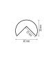 Perfil Protetor Esquinas Durable 1100-130 CR25R 1m