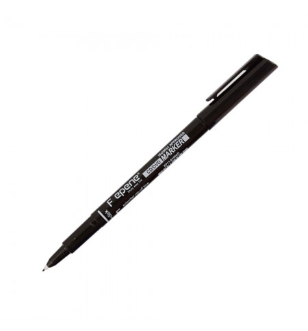 Marcador Permanente Fino Epene 0106CD 0,6mm Preto 1un