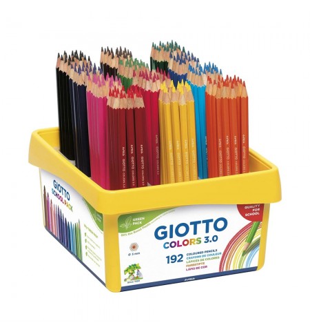 Lápis Cor 192un Cx Escolar Giotto Colors 3.0 18cm