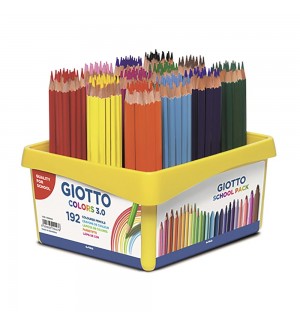 Lápis Cor 192un Cx Escolar Giotto Colors 3.0 18cm