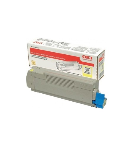 Toner OKI Amarelo 46490401 1500 Pág.