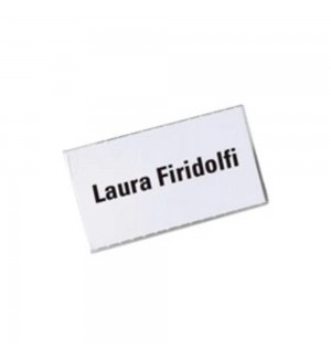 Porta-Nomes Horizontal 75x40mm Alfinete 50un