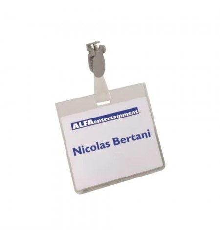 Porta-Nomes Horizontal 90x60mm Mola 50un