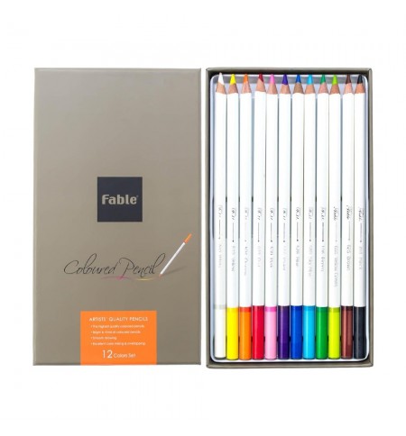 Lápis Cor 12un Cx Metal Dong-A Fable 18cm