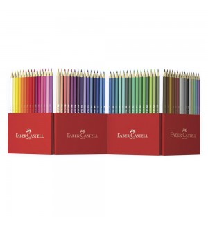 Lápis Cor 60un Cx Cartão Faber-Castell Arte Terapia 18cm
