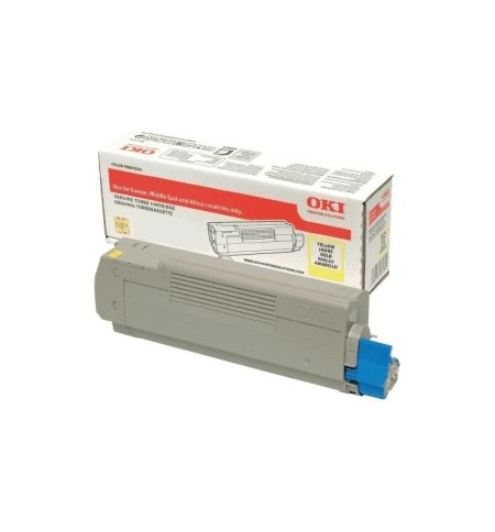 Toner OKI Amarelo 46508709 3000 Pág.