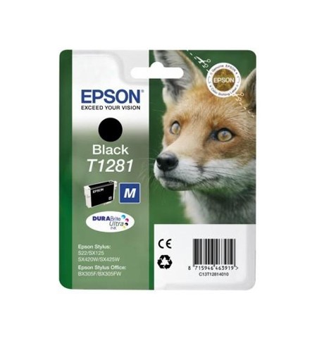 Tinteiro Epson T1281 Preto C13T12814011 5,9ml 170 Pág.