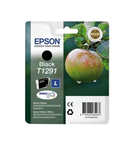 Tinteiro Epson T1291 Preto C13T12914011 11ml 385 Pág.