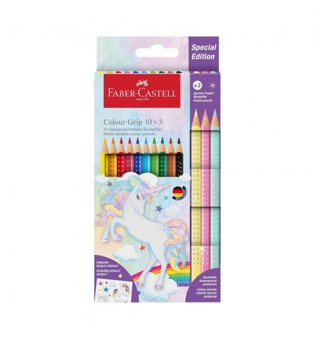 Lápis Cor 13un (10+3) Faber-Castell Grip Special Edition 18c