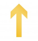 Sinalética Chão Forma Seta Durable Pack 10un