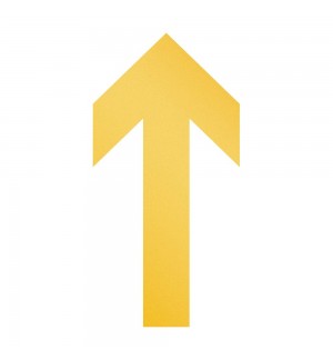 Sinalética Chão Forma Seta Durable Pack 10un