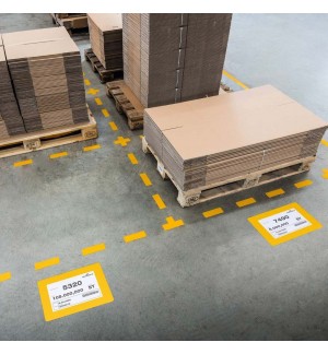 Moldura Marcação Chão Adesiva A4 297x210mm Pack 10un