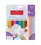 Lapis Cor 24un (18+6) Faber-Castell Grip SpecialEdition 18cm