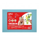 Placa de Cor Musgami Azul Bolinhas 40x60cm 2mm 3Fls