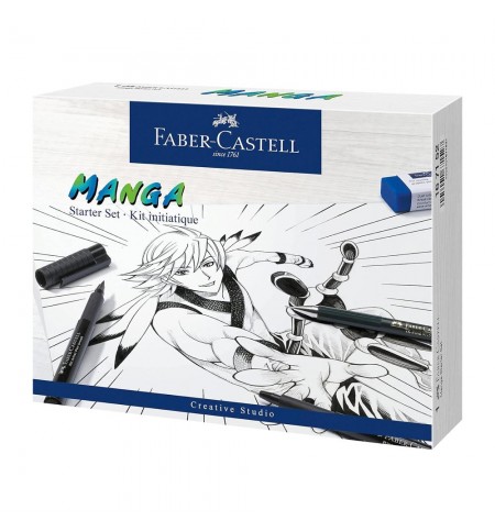 Pack Iniciação Marcador Artístico Pitt Faber-Castell Manga