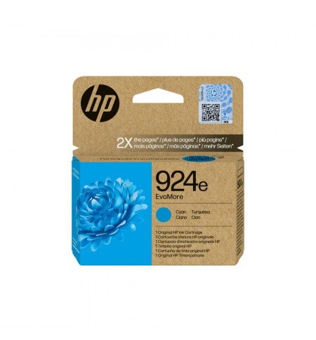 Tinteiro HP 924E Azul 4K0U7N 800 Pág.