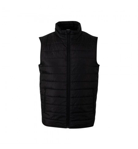 Colete Acolchoado Melton Preto Tamanho L