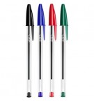 Esferográfica 4 Cores 1mm Ball Point BIC Cristal 4un