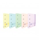 Dossier A4 Polyfoam Oxford Live&Go c/Recarga Cores Pastel