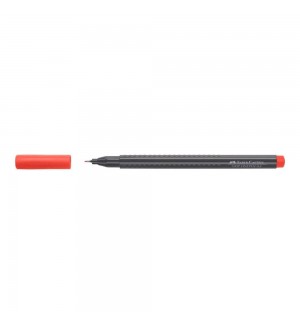 Marcador Fino Faber-Castell 0,4mm Vermelho Geranio Claro 1un