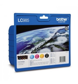Pack Tinteiros Brother LC985VALBP 4 Cores