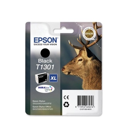 Tinteiro Epson T1301 Preto C13T13014010 25ml 945 Pág.