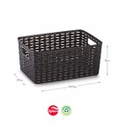 Caixa Arrumação Rattan Nº3 10L Wengue