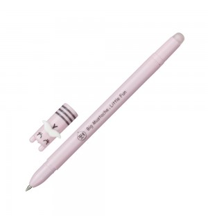 Esferográfica Gel Mustache Apagável Azul 0,5mm Sortido 1un