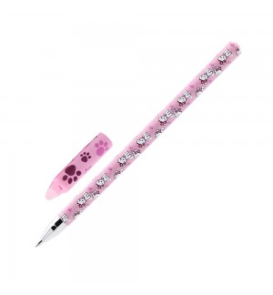 Esferográfica Gel Dogs Apagável Azul 0,7mm Corpo Sortido 1un