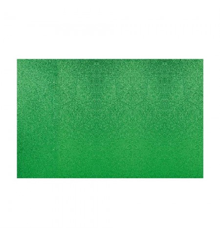 Placa de Cor Musgami Verde Glitter 50x70cm 1un