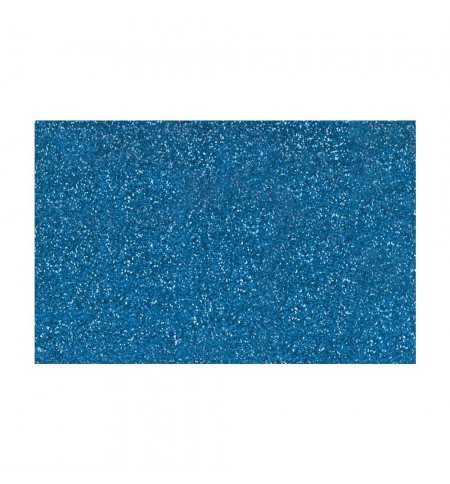 Placa de Cor Musgami Azul Glitter 50x70cm 1un